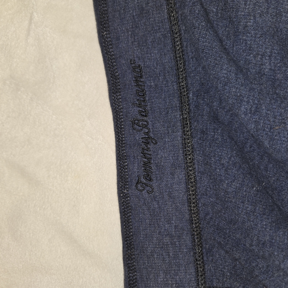 Tommy Bahama reversable  blue and or grey lounge pants. all cotton, thick